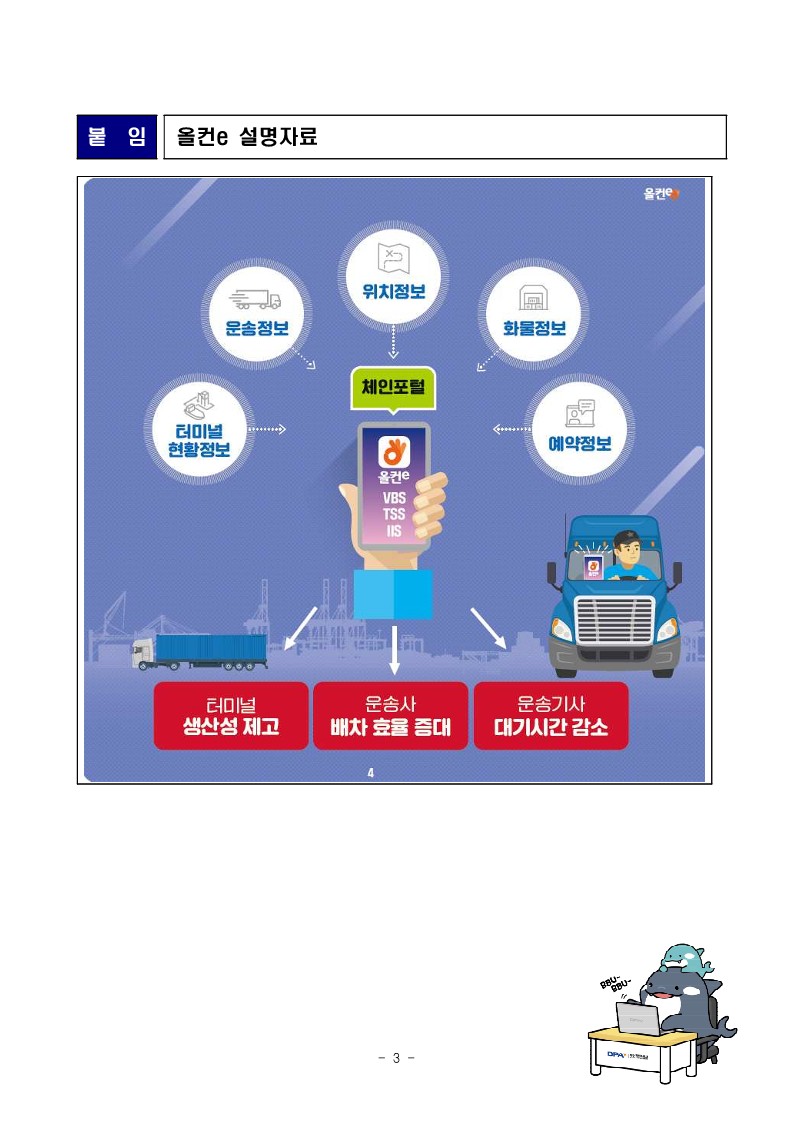 부산항만공사, 올컨e(항만물류 통합모바일플랫폼) 홍보부스 운영 및 현장 교육 개최