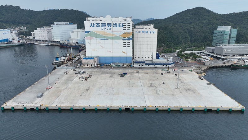 부산항만공사, 감천항 일반부두 확장공사 준공