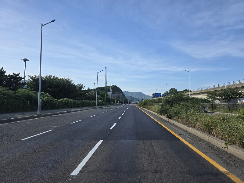 BPA, 25년 부산항 신항 임항도로 포장보수 시행완료