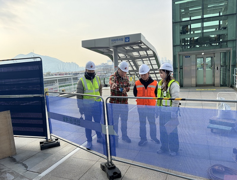 부산항만공사, 2025년도 부산항 북항 재개발사업 동절기 대비 건설현장 특별 안전점검 실시